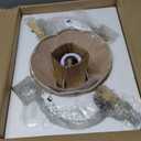 Boho Wall Sconces Set of Two Rattan Wall Lamp Rustic Brass Wall Mount Light Hardwire Wall Sconces Lighting for Bedroom Living Room Hallway Vanity Stairway, E26 Base, 2 Pack (8.6inch-hardwired, Gold)