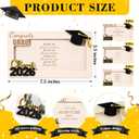 12 Pcs Graduation Money Card Holder Bulk Class of 2026 Wooden Graduation Cash Gifts Envelope Box for High School College University Congrats Grad Present(Black)