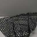 Rubber Replacement Fishing Net, Soft, Flexible, Durable for Fishermen, Black, Lightweight, Portable for Outdoor Fishing