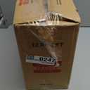 GBHOME Ceramic Dinnerware Sets for 4, 12 Pieces Stoneware Plates and Bowls Sets, Scratch Resistant Dishes, Dishwasher & Microwave Safe, Reactive Glaze-White