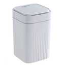 BURLAND 3.2 Gallon Automatic Touchless Motion Sensor Trash Can, Smart Home Electric Trash Cans for Bathroom, Living Room, Kitchen and Office, Gray