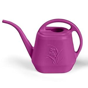 TTAOE GN Watering Can - for Home Plant Garden - 1 Gallon - Rose Red