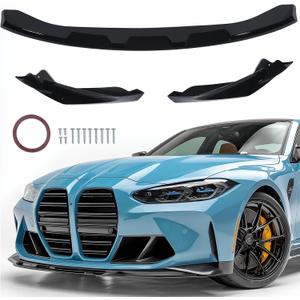 Front Bumper Lip Spoiler Splitter for BMW G80 M3 G82 G83 M4 2021-2025