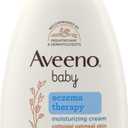Aveeno Baby Eczema Therapy Moisturizing Cream, Natural Colloidal Oatmeal & Vitamin B5, Baby Cream for Dry, Itchy, Irritated Skin Due to Eczema, Paraben- & Steroid-Free, 12 fl. oz