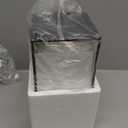 Phosphor Large Glass Hurricane Candle Holder Set of 3 PCS Black Glass Candle Holder for Thankgiving Wedding Party Holiday