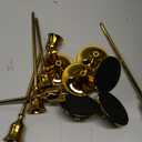 2 Sets(6 Pcs) Brass Gold Metal Taper Candle Holders Candlestick Holders, Vintage Modern Decorative Centerpiece Candlestick Holders for Table Mantel Wedding Housewarming Gift