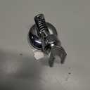 Adjustable Shower Head Holder, Bathroom Suction Cup Handheld Shower Head Bracket, Removable Wall Mounted Suction Bracket (Silver-1)