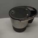 Oggi Insulated Ice Bucket, 4 Quart / 3.8 L, Stainless Steel, Black.