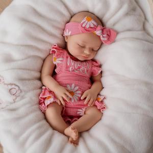 BABESIDE 16 Inch Silicone Baby Doll, Lifelike Reborn Baby Dolls Silicone Full Body Realistic Newborn Real Life Baby Dolls Girl with Accessories for Kids Ages 3+ & Collectors