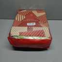 Buheco Christmas Costume for Men 7PCS Deluxe Adult Santa Outfit Suit Furry Professional Xmas Halloween Monster Cosplay Adults (XX-Large, Red)