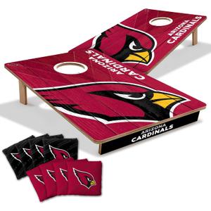 YouTheFan NFL 2 x 3 Wood Cornhole Game with Logo Bags (Team Colors)