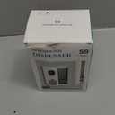 Automatic Mouthwash Dispenser for Bathroom, 20.3oz(600ML) Touchless Electric Mouth Wash Dispensers Bathroom Accessories with 2 Magnetic Cup Wall Mounted Mouth Wash Dispenser for Home Kids (White)