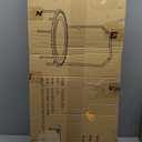 BCAN BT2 550LBS Mini Rebounder Trampoline for Adults with Bar, Fitness Trampoline with Bungees, Adjustable Handle, Stable & Quiet, Indoor Outdoor, Whole-Body Workout & Relaxation at Home-48IN-GRN