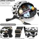 Crossbody Bags for Women Large Crossbody Bag Valentine Gift Checkered Bum Bag Fanny Pack Mom Bag Travel Purse Nylon (Beige)