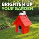 Spoontiques Snoopy Birdhouse - Garden Dcor - Hanging Novelty Decorative Bird House for Yard, Garden Decoration, Outdoor Patio