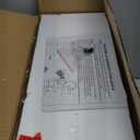 Brilvibera Large Motion Sensor Outdoor Wall Lights, 18" Black Dusk to Dawn Outdoor Lighting, 2-Light Aluminum Outdoor Fixture with E12 Socket, ETL Listed Outside Porch Lights Wall Mount for House