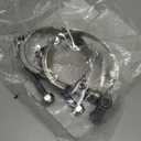 ROADFORMER 41mm - 47mm T-Bolt Hose Clamp - Working Range 1.62" - 1.85" for 1.75" Hose Outside OD, Stainless Steel Bolt and Band Floating Bridge and Nylon Insert Locknut (41mm - 47mm, 2 pack)