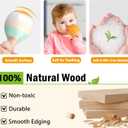 Wuzhineisn Baby Toys 6-12 Months Montessori Toys 6 in 1 Musical Instruments for Toddler, Stacking Blocks Development Learning Educational Toy with Wooden Xylophone Infant Baby Birthday Gift