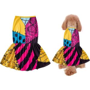 Dog Halloween Nightmare Before Christmas Costume for Medium Large Dogs Pets (Large) (Multicolored)