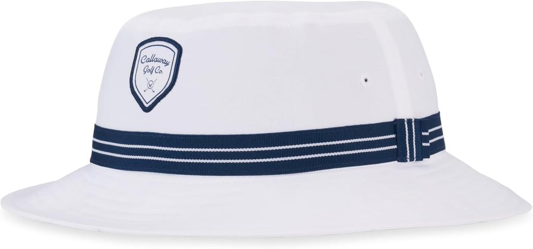 Callaway Golf Bucket Hats (White/Navy)