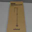 REHAND Walking Cane - Foldable, Adjustable, Collapsible Walking Canes for Men & Women, Heavy Duty All Terrain Tip, with Travel Bag | Walking Sticks for Seniors & Adults (Natural Black)