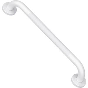White Safety Bar 20 Inch, Shower Grab Bar for Senior