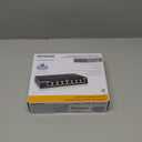 NETGEAR 8-Port Gigabit Ethernet Unmanaged Essentials Switch (GS308) - Home Network Hub, Office Ethernet Splitter, Plug-and-Play, Silent Operation, Desktop or Wall Mount