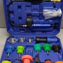 Orion Motor Tech Coolant Pressure Tester Kit, 19pc Radiator Pressure Tester Kit with 15 Radiator Adapters & Wrench, Cooling System Pressure Tester Kit with Vacuum Pump & Probe Thermometer