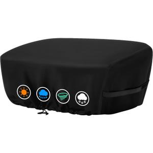 Heavy Duty Grill Cover Compatible with 1813 Blackstone 22inch Tabletop Griddle with Hood Captiva Designs 22 Coleman Roadtrip LX,LXX, LXE, 285 Camping Grills and Smoke Hollow 205 Grill,600D Cover