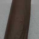 JHDZDHY 54 Inch X 100 Feet Plastic Table Cover Roll Premium Disposable Plastic Tablecloth for All Type/Shape Tables | Picnic, Party, Banquet, Birthdays, Weddings (Brown, 54 Inch X 100 Feet)
