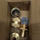 Sanpaint 3/4 Inch Brass Garden Hose Fitting Quick Connector Male and Female Set, 2 Set