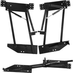 2 Pcs Kitchen Appliance Lift Soft Close Mixer Heavy Duty Lift Cabinet Organizer Spring Carrying 50lb for Small Kitchen Appliances, Simple to Install