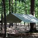Camping Tarp Olive Green