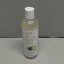 12oz Organic Aloe Vera Gel for Face, Skin, Hair & Sunburn Relief - From 100 Percent Pure Aloe Vera - Cold Pressed, Vegan, Unscented - Made in USA.
