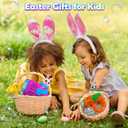 Kids Bubble Gun Toys, 2 Pack Bunny Bubble Blowers with 10 Bubble Solution Refills, Automatic Bubble Machine for Toddlers Age 3+, Outdoor Party & Easter Gifts for Boys Girls