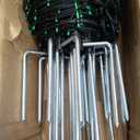 Electric Fence Netting, 164'L x 47.2" H Electric Chicken Fence Kit for Livestock, Farms, Backyards, Garden, Assembled Double Spiked Portable Electric Poultry Farm Fence
