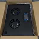 Electric Humidifier for Cabinet with Humidity Temperature Control, 110V Circulating Fan for 10-50 Cubic Ft Storage, 30-80% RH Adjustable