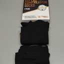 Doctor's Select Copper Plus Size Compression Socks Wide Calf - 2 Pairs | 20-30mmHg Extra Wide Calf Compression Sock Women | Copper Socks for Swelling, Varicose Veins | Extra Wide Calf Compression Sock | Black Wide Compression Socks for Women & Men, 2