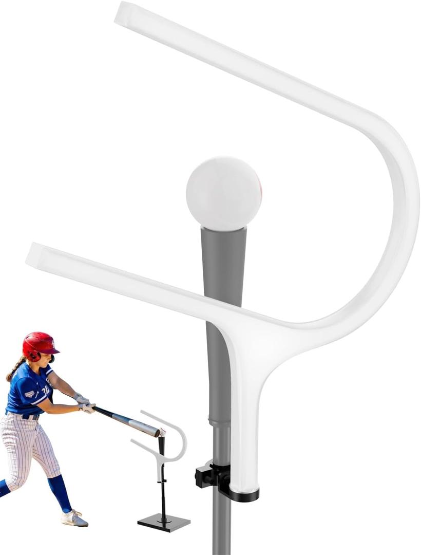JISHAHS 25 Baseball & Softball Swing Path Trainer for Kids & Adults Baseball Training Equipment with U-Shape Hit Window Guide, Inside-the-Ball Line-Drive Bat Path Feedback, Swing Trainer Baseball
