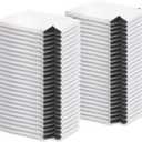 50 Pack Blank Standard Neoprene Can Coolers Bulk  Drink Sleeves for 12oz Cans & Bottles, Reusable Beer Soda Insulators, Perfect for DIY, Sublimation, HTV, Weddings, Gifts (White)