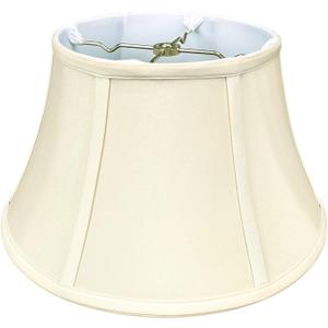 Royal Designs Shallow Drum Bell Billiotte Lamp Shade, Eggshell, 11 x 17 x 10 (BS-711-17EG).