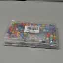 100Pcs Rhinestone Beads 10mm for Jewelry Making, Shiny Round Shamballa Disco Beads Bling Sparkle Rhinestone Clay Beads for Necklace Bracelet Earring Making and DIY Decoration(Mixed Color), Pack of 2