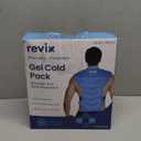 REVIX Large Ice Pack for Shoulder and Back with Straps, Reusable Full Back Ice Pack Wrap Cold Compression Therapy for Discomfort and Fatigue Relief, Post-Workout Recovery (Blue)