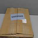 Rustic 3-Tier Console Table with Open Shelves Narrow Entryway Table with Curved Metal Frame Slim Sofa Table for Hallway Living Room or Foyer (Rustic Brown)