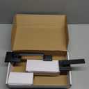 Haidms Black Front Door Handle and Deadbolt Set, Entry Door Handle and Deadbolt with Reversible Handle Lever,Front Door Lock Set, Exterior Door Handles and Locks