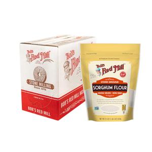 Bob's Red Mill Sorghum Flour, 22oz (Pack of 4) - Whole Grain, Vegan, Kosher (EXP 12/19/27)