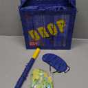 Drop Box Piatas Boombox, Hand Made Mexico Fiesta Piatas Boom Box for Birthday Parties, Carnival and Related Events, With Piatas Stick and Blindfold (DROP BOX)