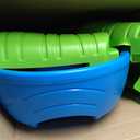 Step2 Rain Showers Splash Pond Water Table, Kids Water and Sand Activity Sensory Playset, Summer Outdoor Toys, 13 Piece Water Toy Accessories, For Toddlers 1.5+ Years Old, Blue & Green