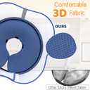 Supet Raised Inflatable Dog Cone Alternative Collars for After Surgery, Dog Donut Collar After Surgery, Soft Pet Cone for Small Medium Large Dogs to Stop Licking