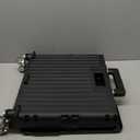 Folding Utility Cart Portable Rolling Crate Handcart Shopping Trolley Collapsible Tool Box, with Lid, Basket on 4 Rotate Wheels, for Grocery, Office, Luggage, Teacher (Black)